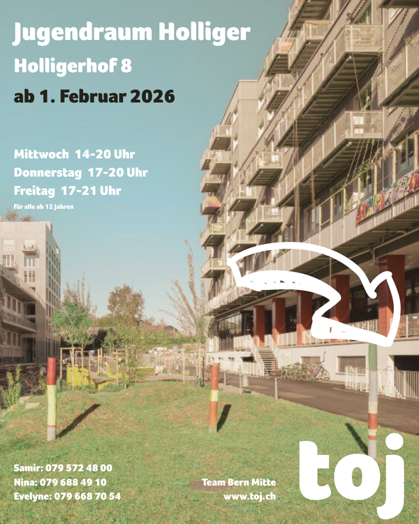 Innenbereich vom Jugendraum Holligerhof 8